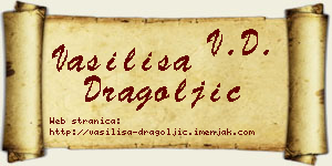 Vasilisa Dragoljić vizit kartica